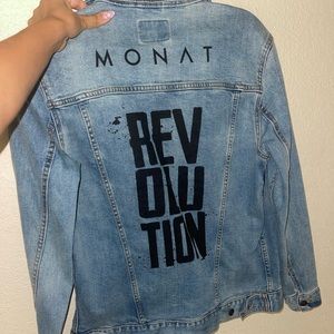 Oversized Cotton MONAT Jean Jacket